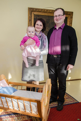 Terezie Sommerová s maminkou Jarmilou a tatínkem Petrem