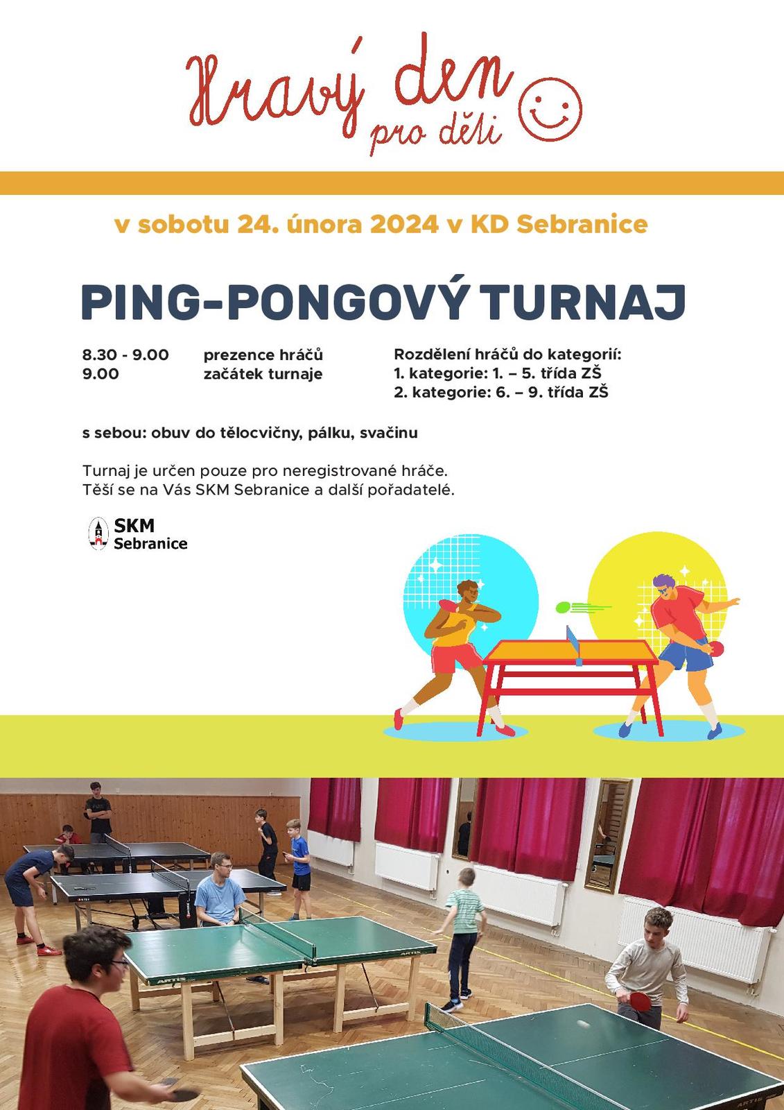 ping-pongový turnaj 2024